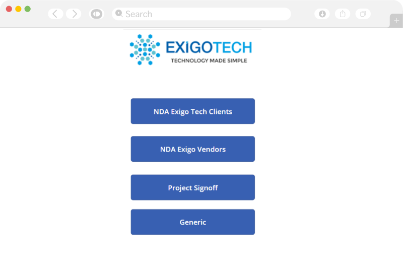 DocuSign Automation PowerApp | Organisational Chart Power App From Exigo Tech Philippines