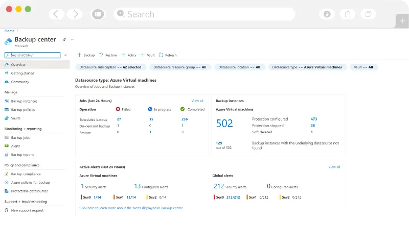 Manage Backup |Enterprise-Grade Microsoft Azure Services From Exigo Tech Australia