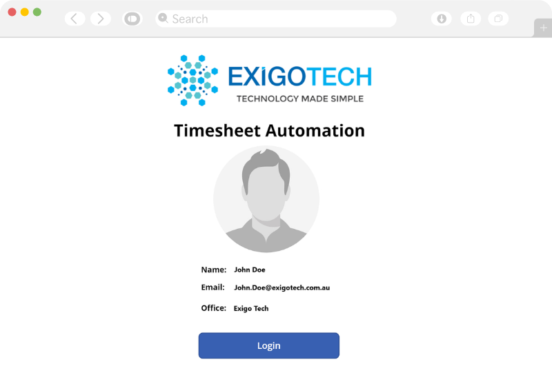 timesheet-automation-powerApp | TIMESHEET POWER APP | Exigo Tech Singapore