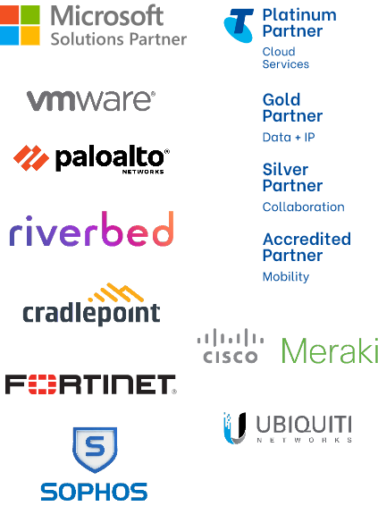 Partner logos | Network Infrastructure in Australia | Exigo Tech Australia
