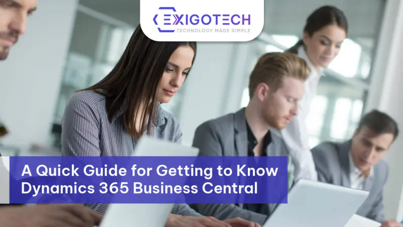 dynamics-365-business-central- feature image Exigo Tech