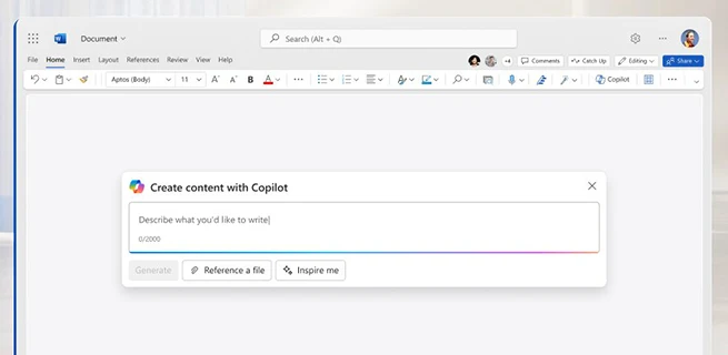 COPILOT FOR MICROSOFT 365 - Core offerings - Copilot in Word