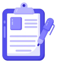 Clipboard icon symbolizing content ownership, ensuring Exigo Tech users that their content is not stored or reused for training.